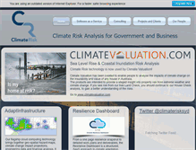 Tablet Screenshot of climaterisk.com.au